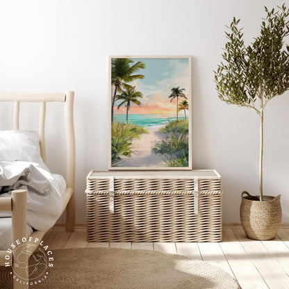 Sarasota Florida Beach travel poster – view 3