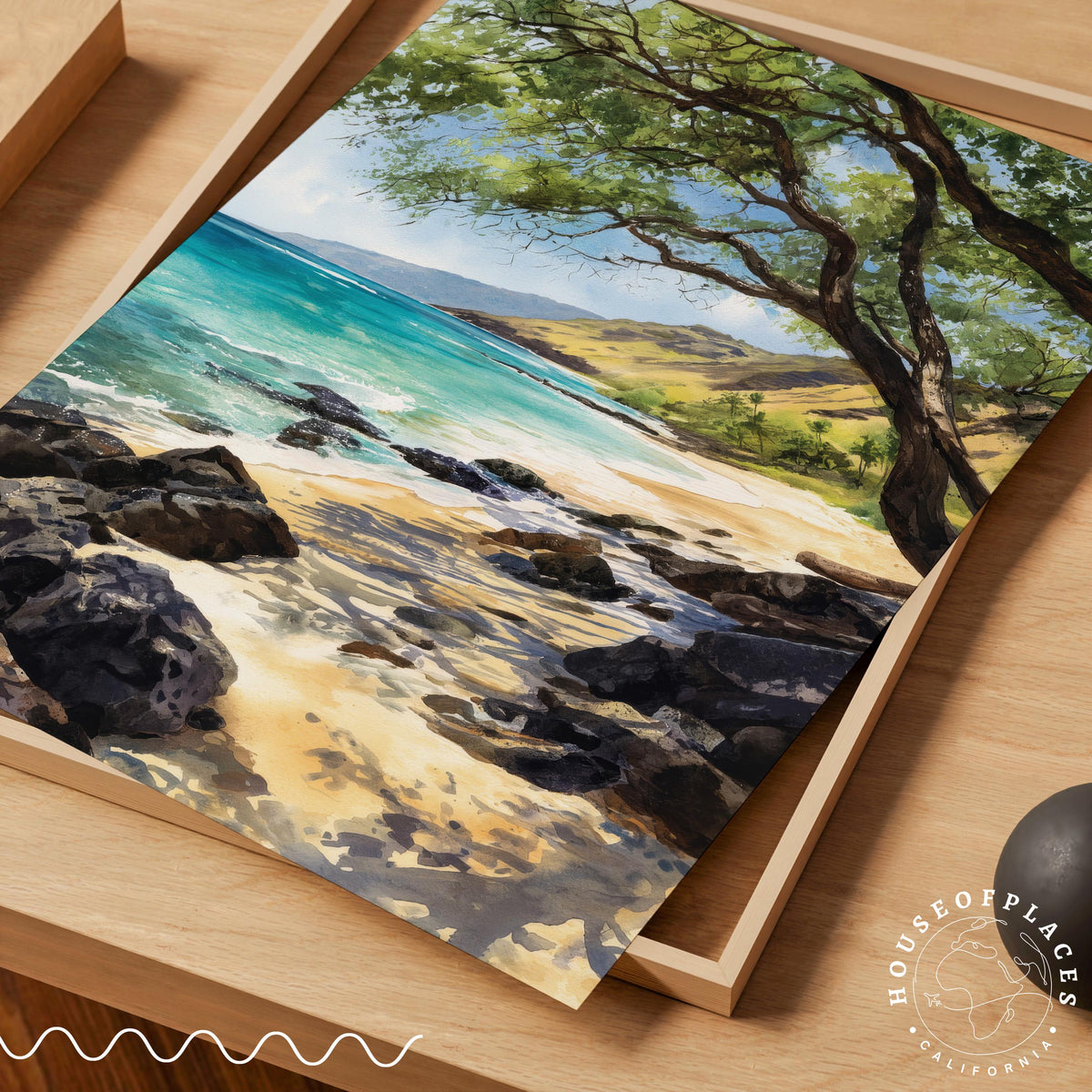 Hulopoe Valley travel poster – view 7