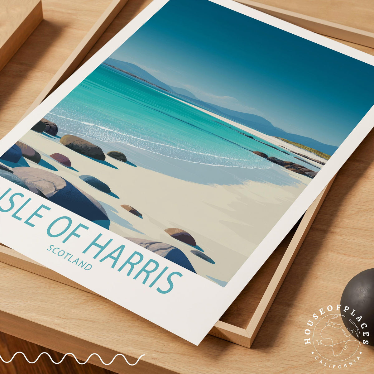 Isle of Harris travel poster – view 7