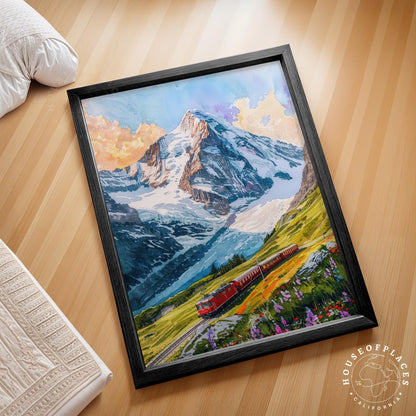 Jungfrau Region travel poster – view 2