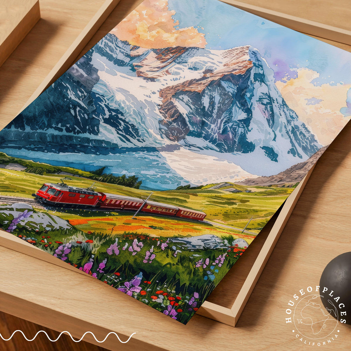 Jungfrau Region travel poster – view 7