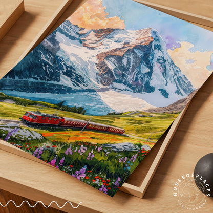 Jungfrau Region travel poster – view 7