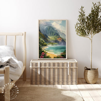 Kauai travel poster – view 3