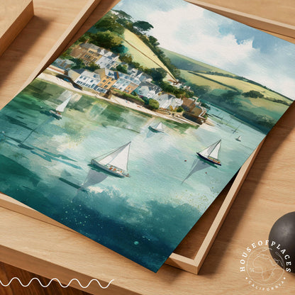Salcombe travel poster – view 7