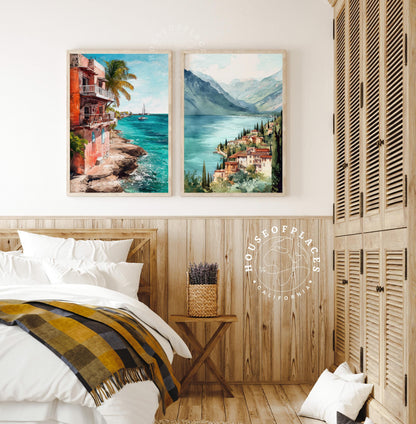 Lake Garda travel poster – view 9