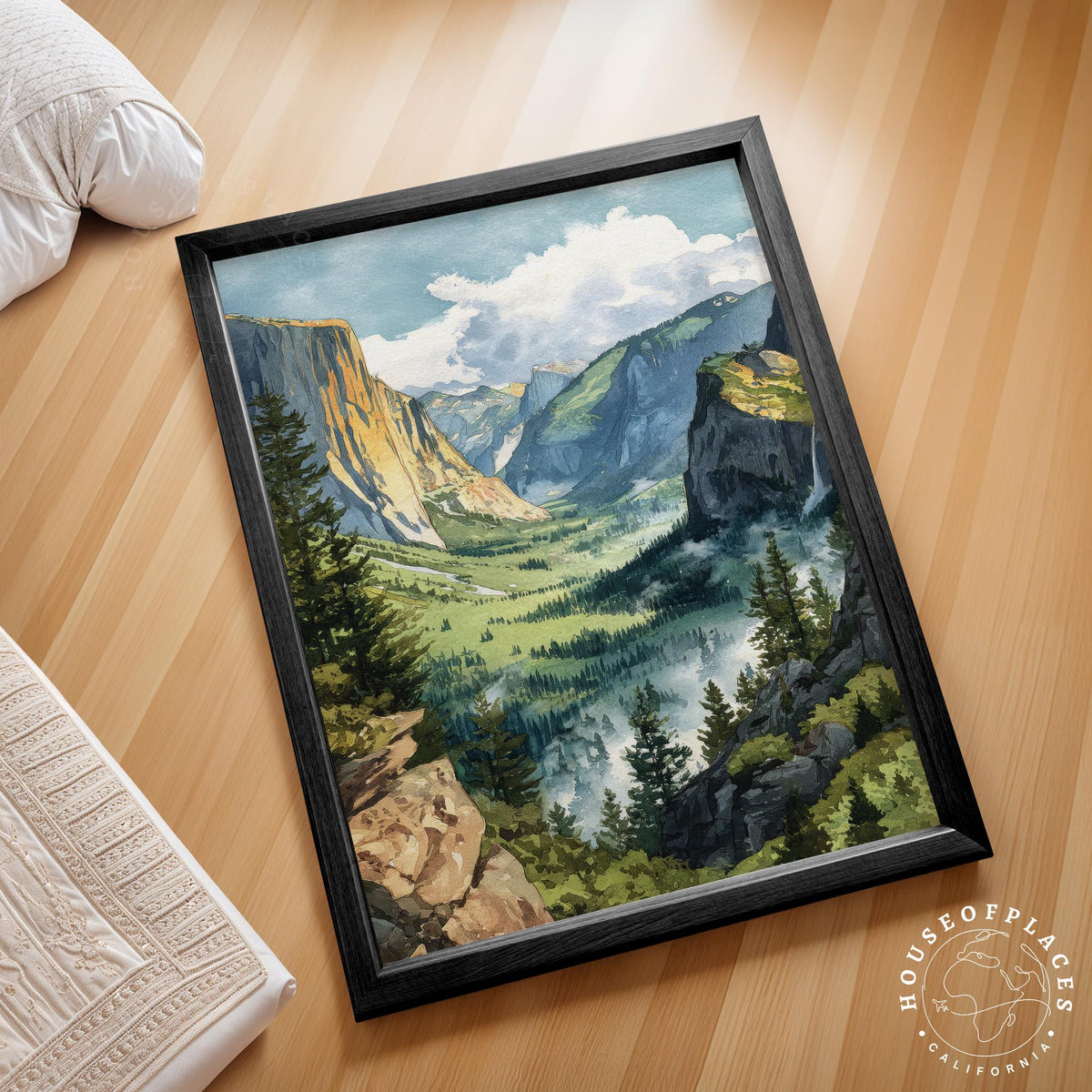 Yosemite Valley travel poster – view 2