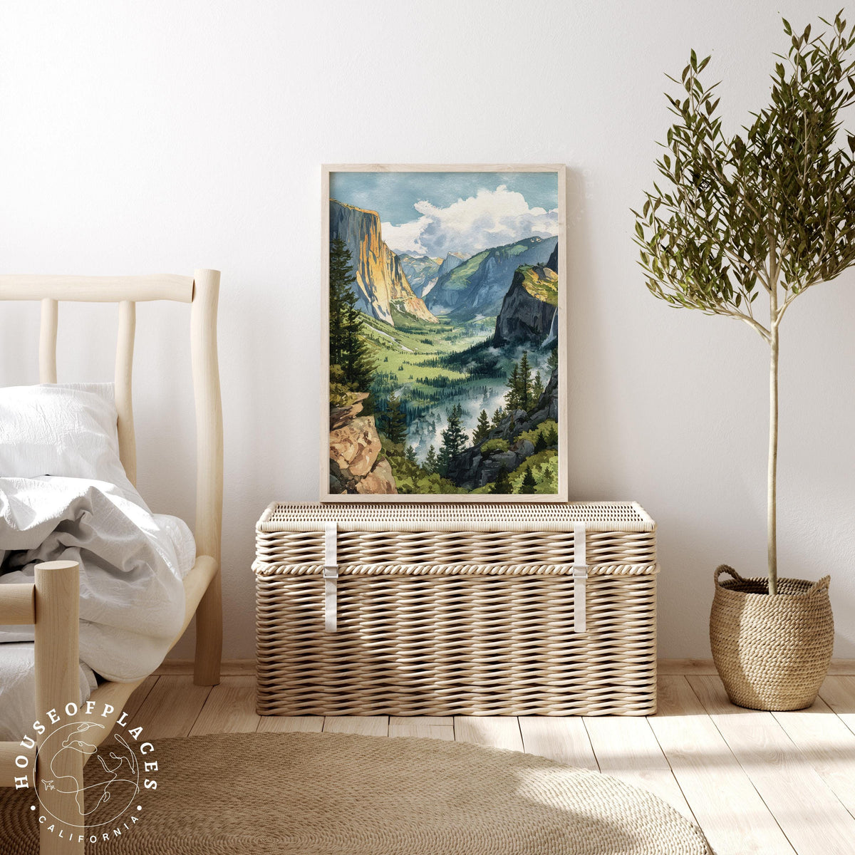 Yosemite Valley travel poster – view 3