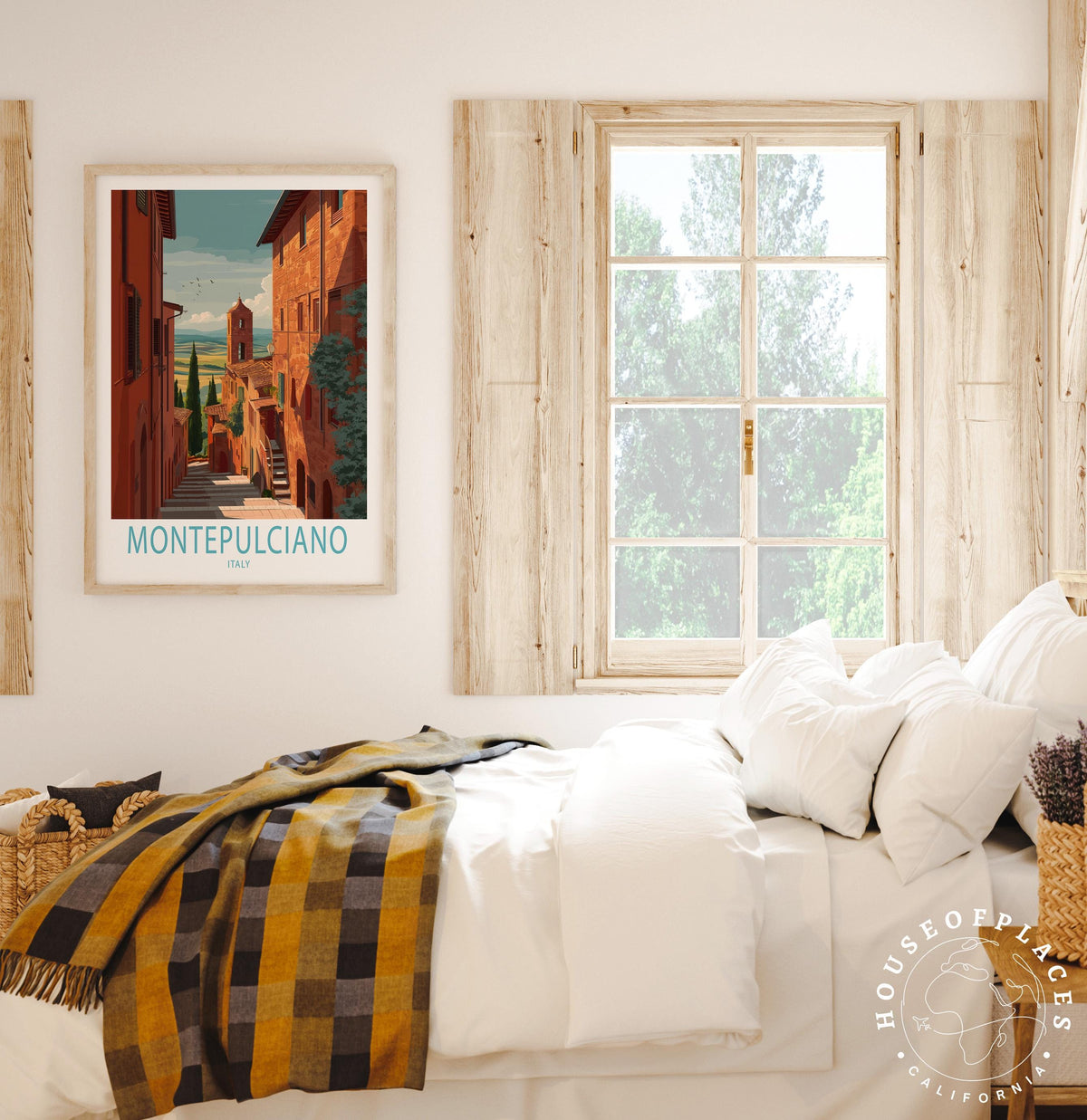 Montepulciano travel poster – view 6