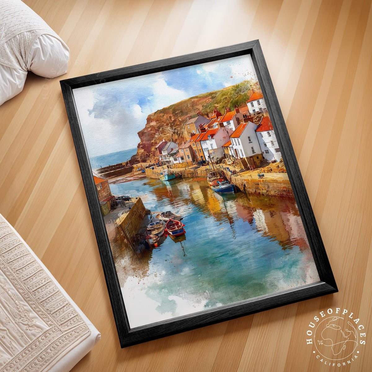Staithes North travel poster – view 2
