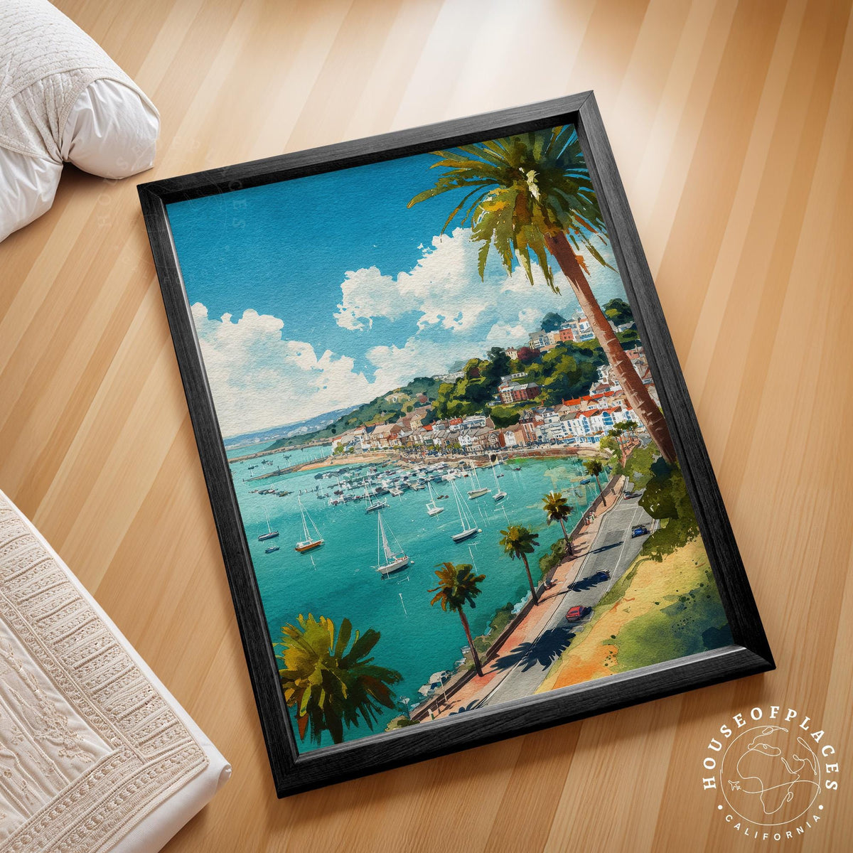 Torquay travel poster – view 2