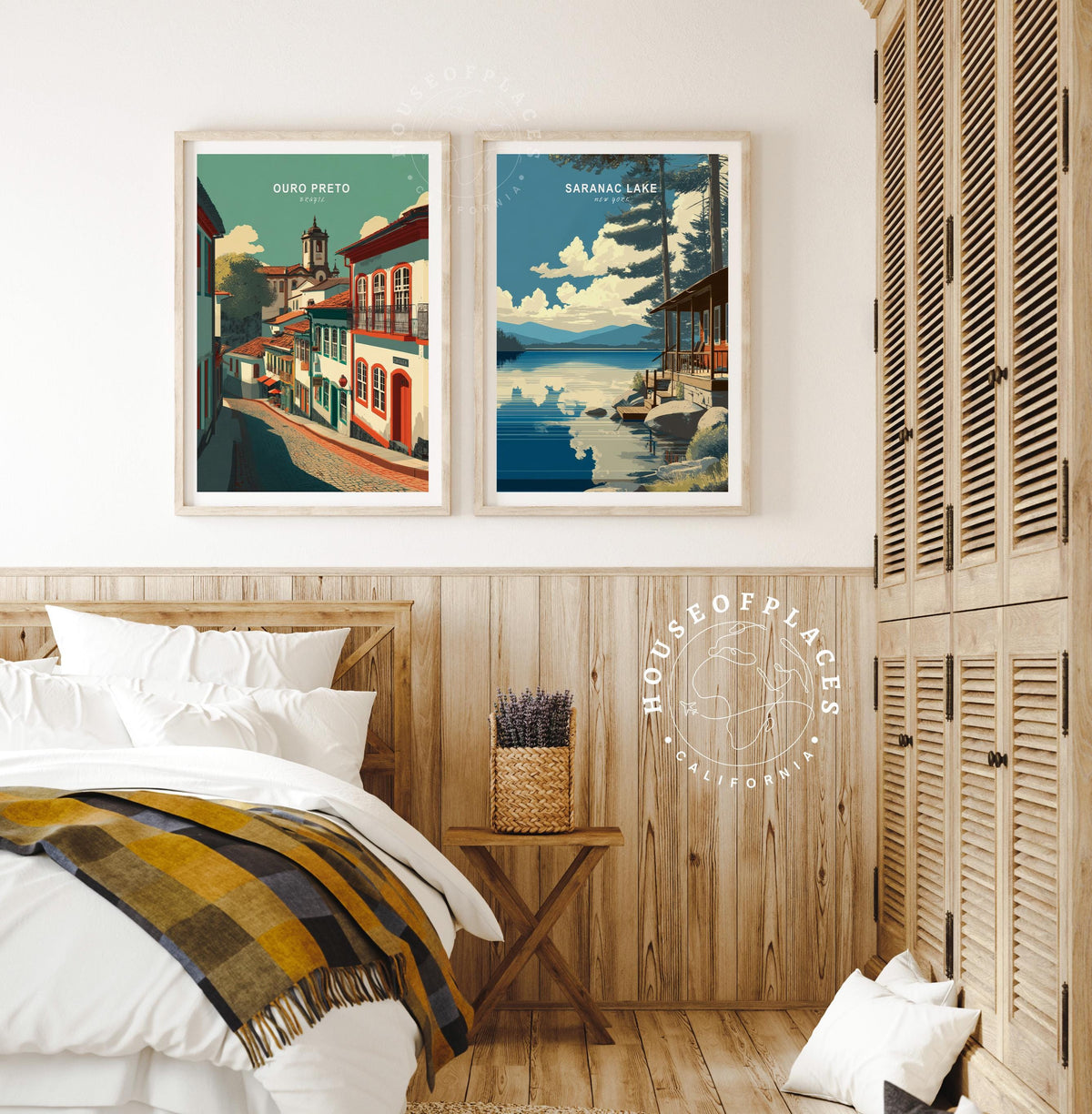 Saranac Lake travel poster – view 9