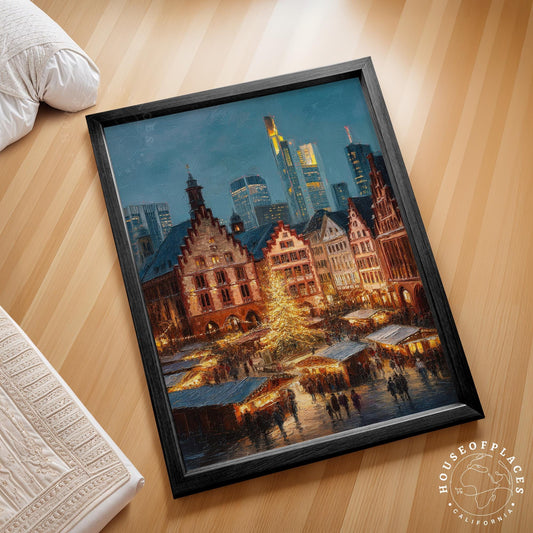 Frankfurt travel poster – view 2