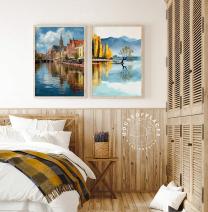 Lake Wanaka travel poster – view 9