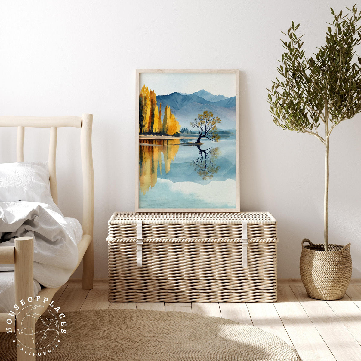 Lake Wanaka travel poster – view 3