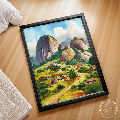 Idanre Hills travel poster – view 2