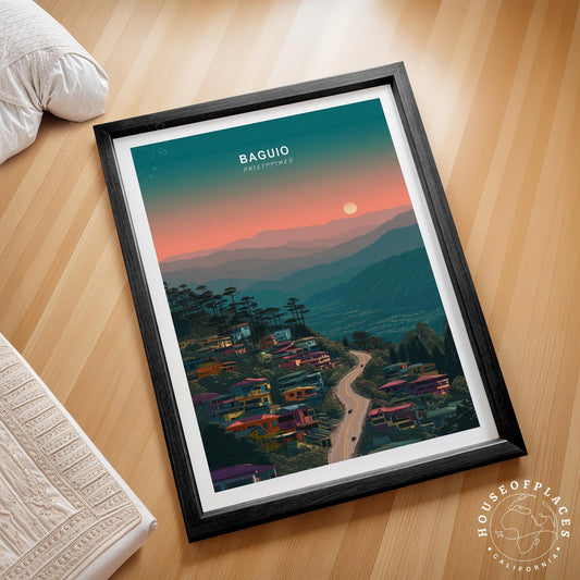 Baguio travel poster – view 2