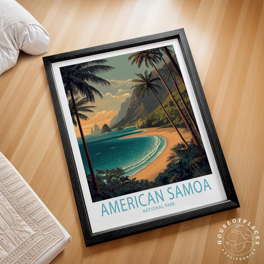 American Samoa National Park travel poster – view 2