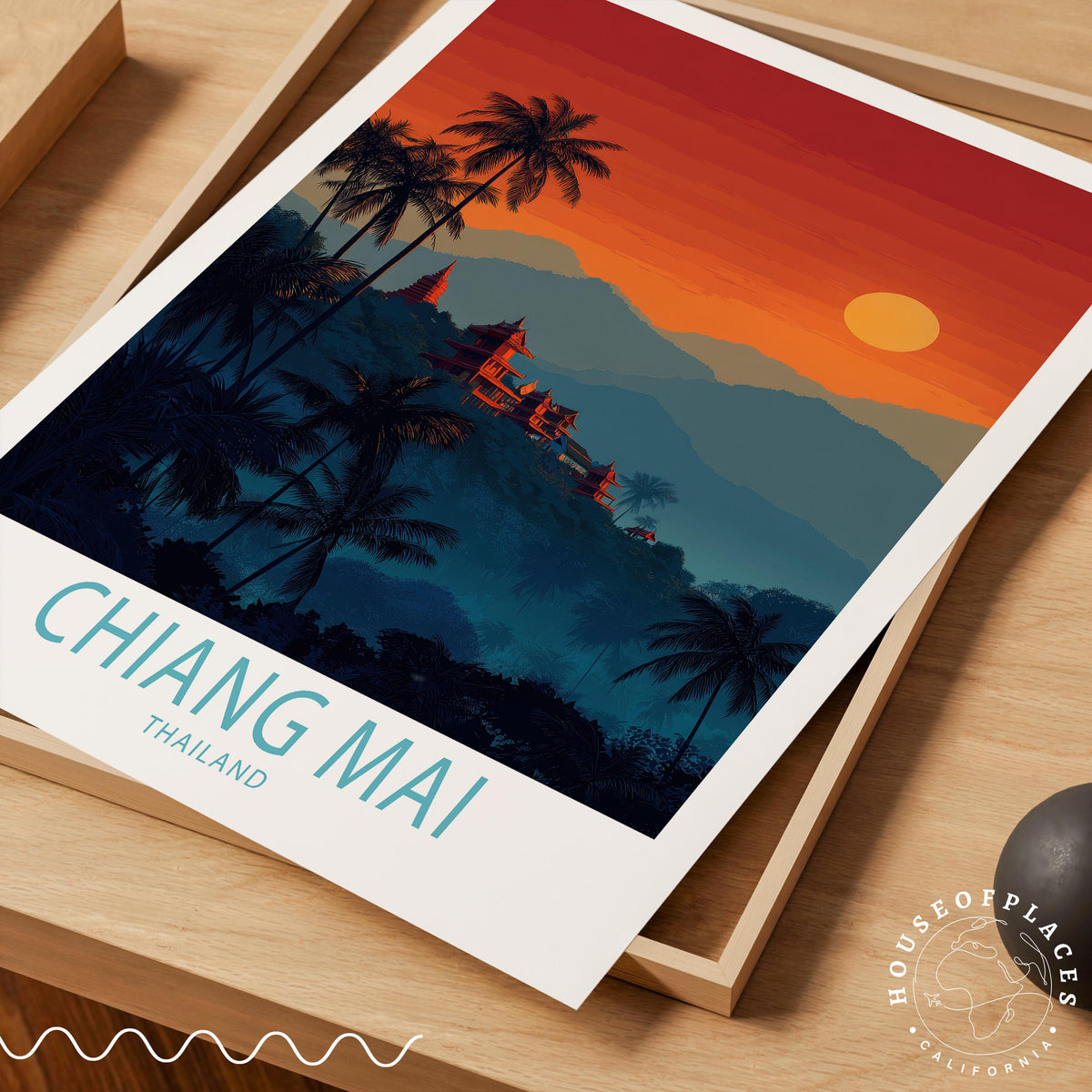 Chiang Mai travel poster – view 7