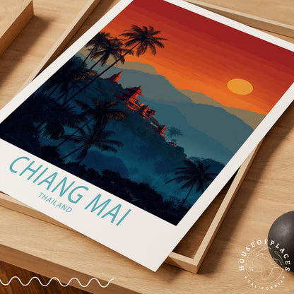 Chiang Mai travel poster – view 7