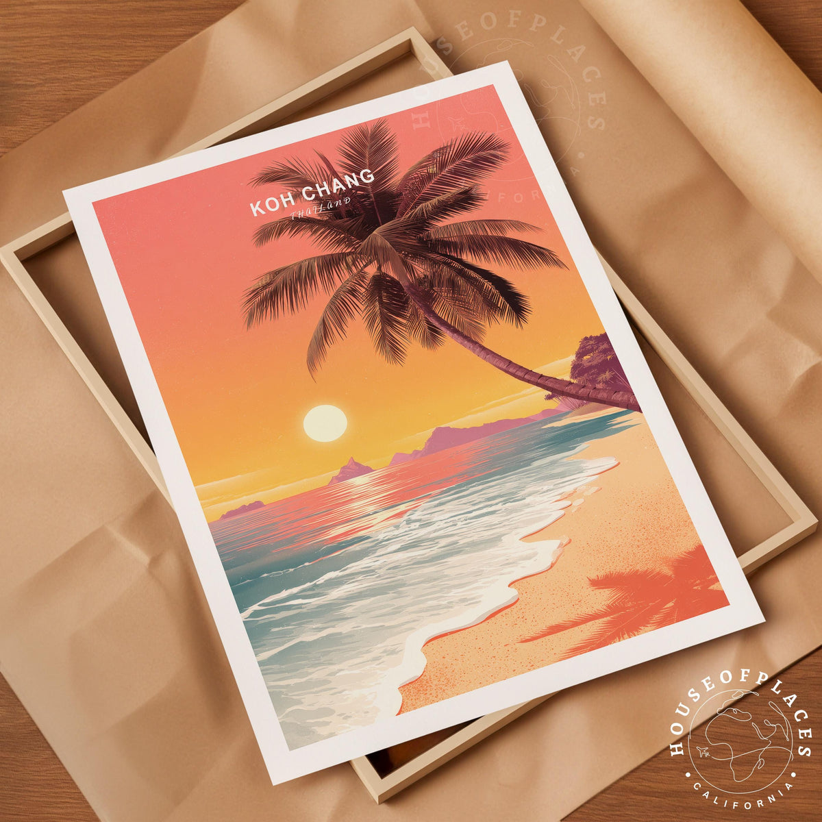 Koh Chang travel poster – view 4