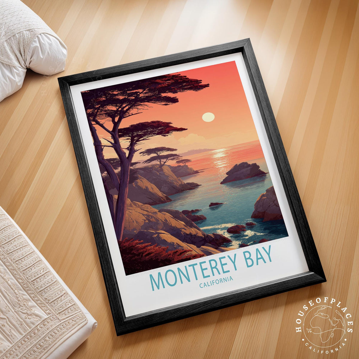 Monterey Bay travel poster – view 2