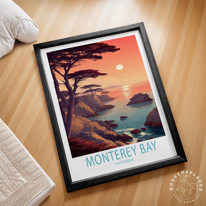 Monterey Bay travel poster – view 2