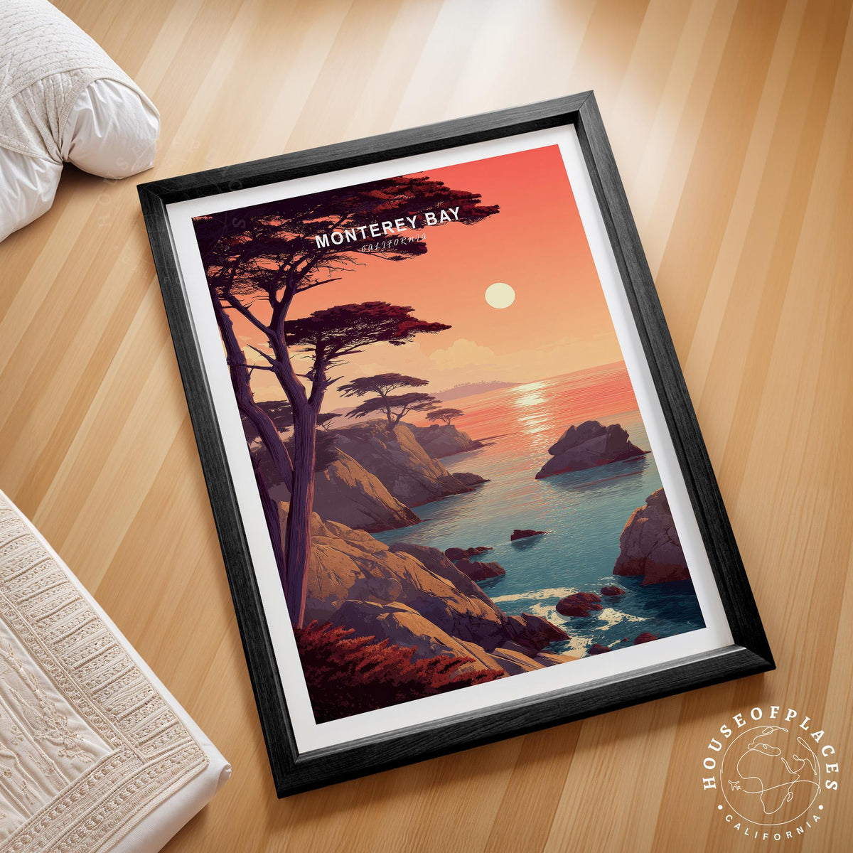 Monterey Bay travel poster – view 2