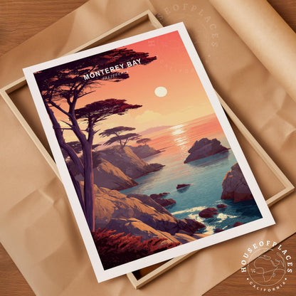 Monterey Bay travel poster – view 4
