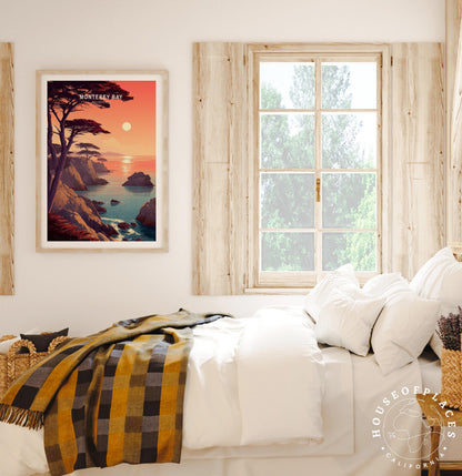 Monterey Bay travel poster – view 6