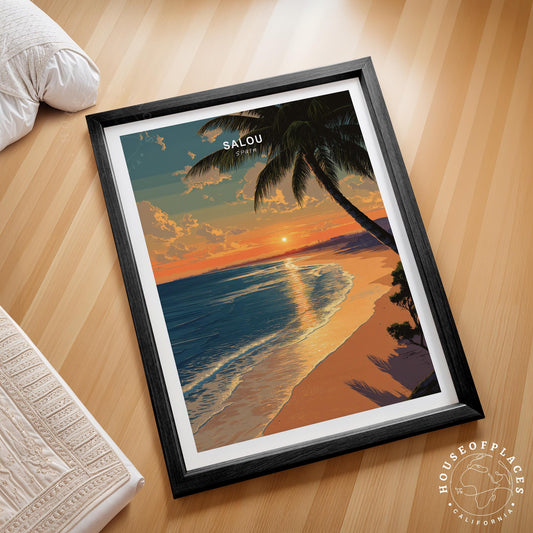 Salou travel poster – view 2
