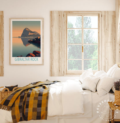 Gibraltar Rock travel poster – view 6