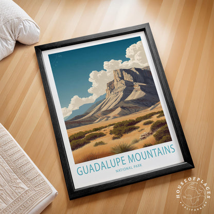 Guadalupe Mountains National Park travel poster – view 2