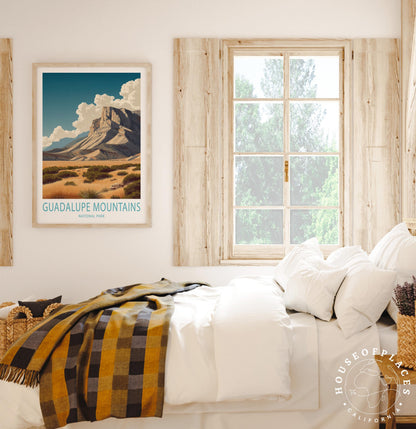 Guadalupe Mountains National Park travel poster – view 6