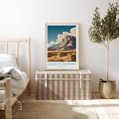 Guadalupe Mountains National Park travel poster – view 3