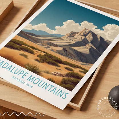 Guadalupe Mountains National Park travel poster – view 7