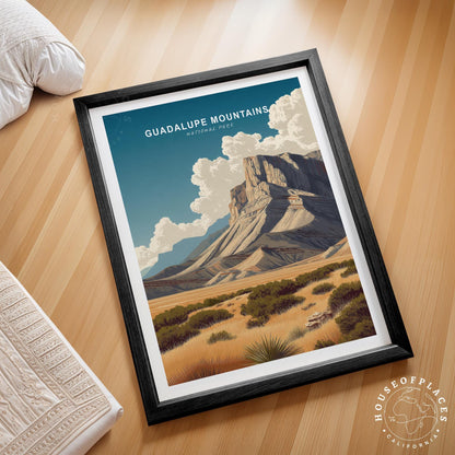 Guadalupe Mountains National Park travel poster – view 2