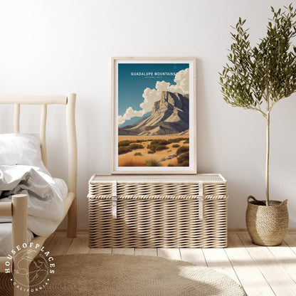 Guadalupe Mountains National Park travel poster – view 3
