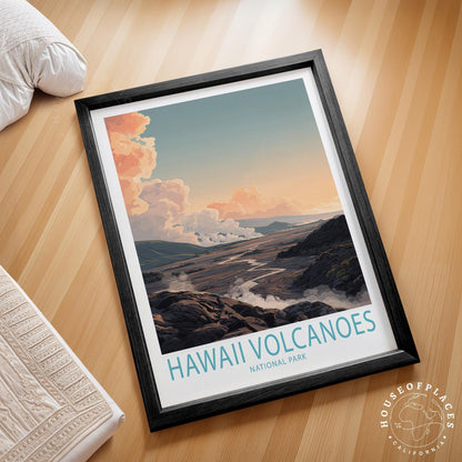 Hawaii Volcanoes National Park travel poster – view 2