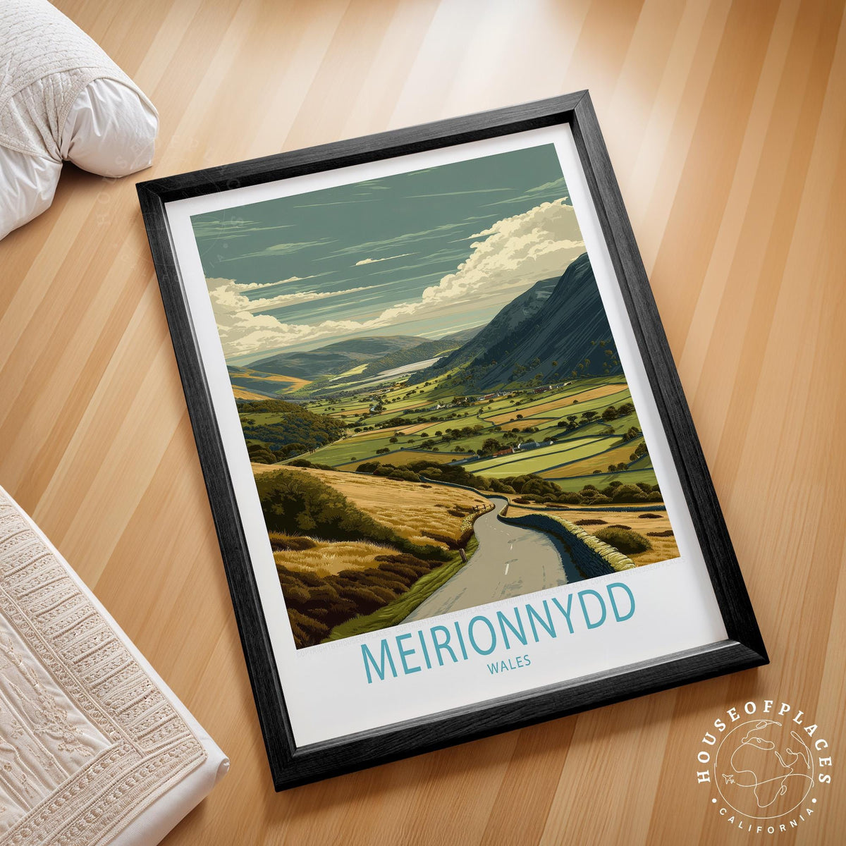 Meirionnydd travel poster – view 2