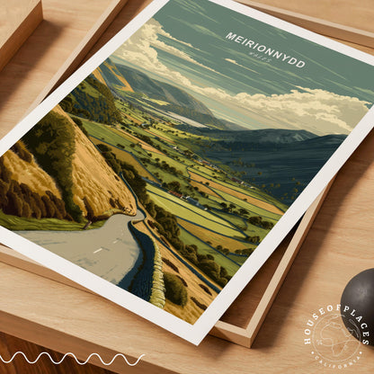 Meirionnydd travel poster – view 7