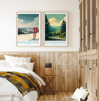 Pocono Mountains travel poster – view 9