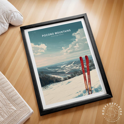 Pocono Mountains travel poster – view 2