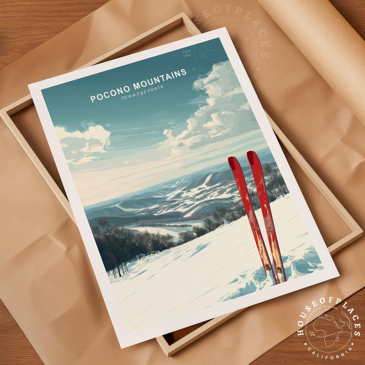 Pocono Mountains travel poster – view 4