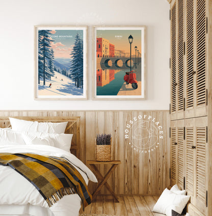 Rimini travel poster – view 9