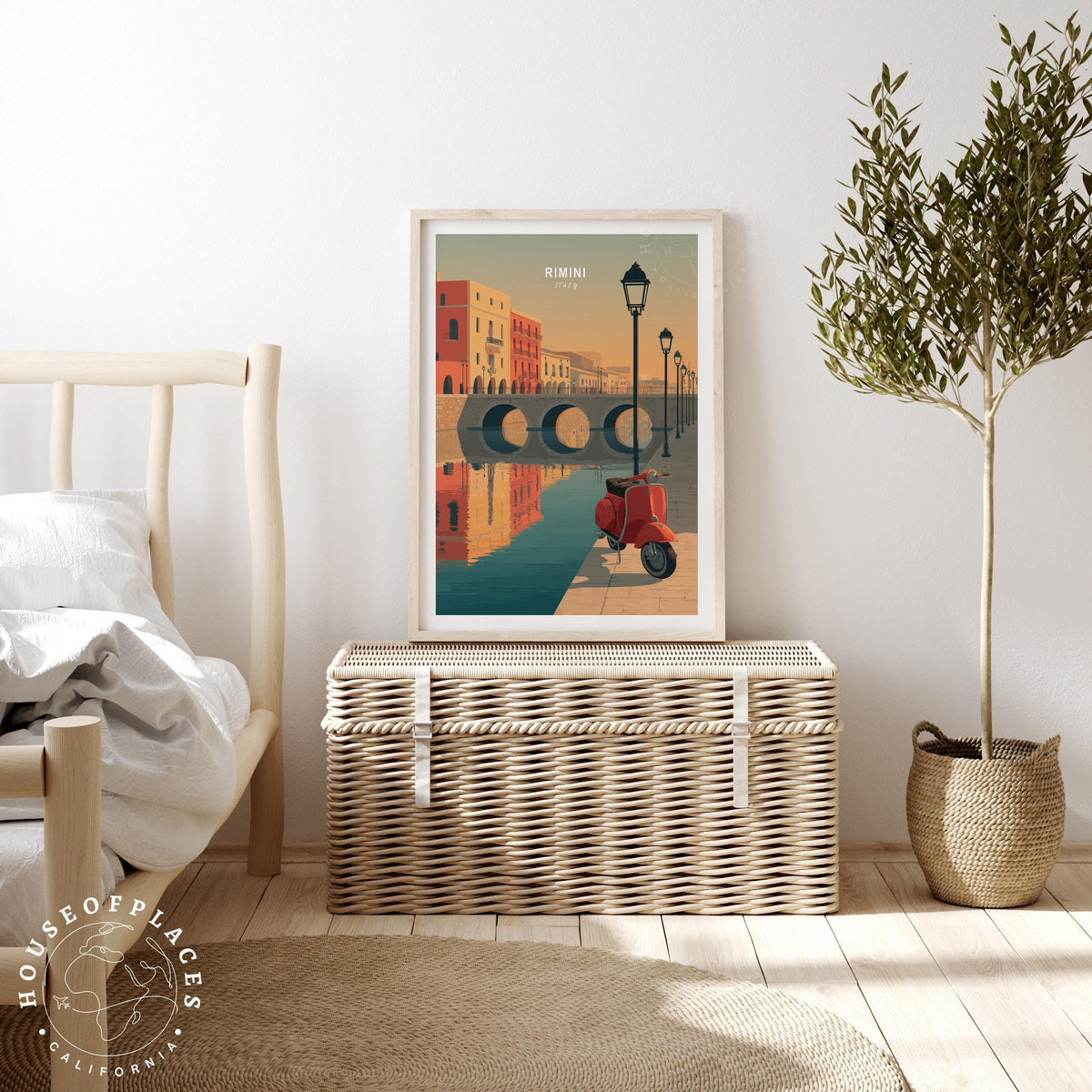 Rimini travel poster – view 3
