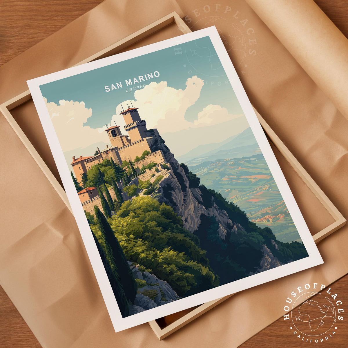 San Marino travel poster – view 4