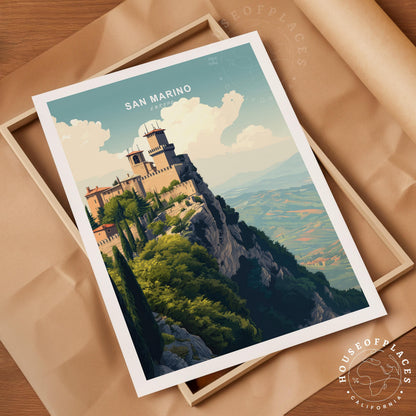 San Marino travel poster – view 4
