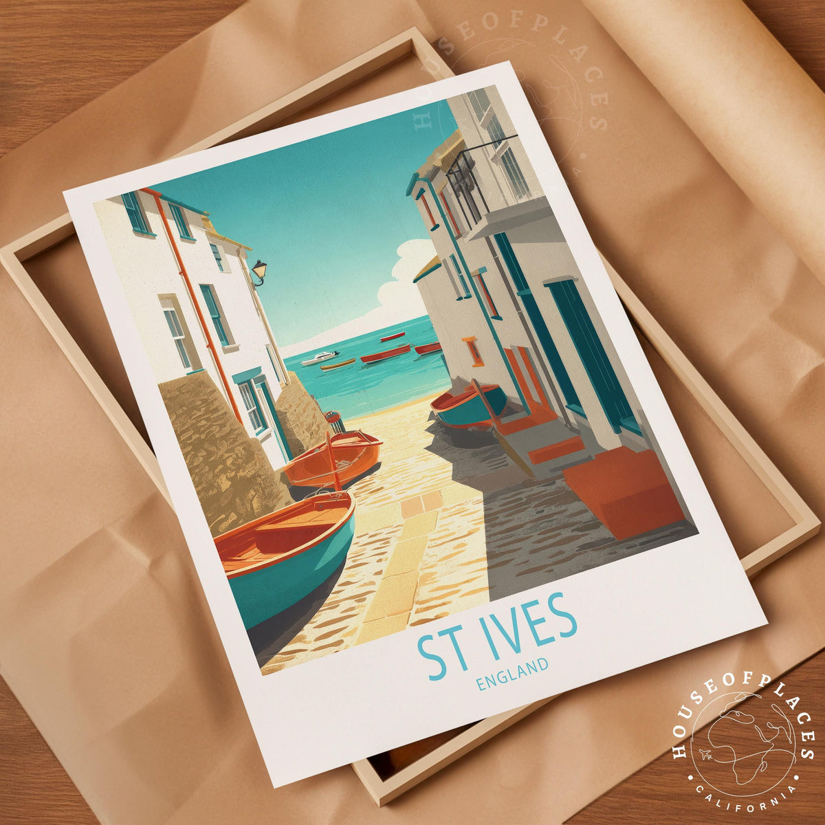 St Ives travel poster – view 4