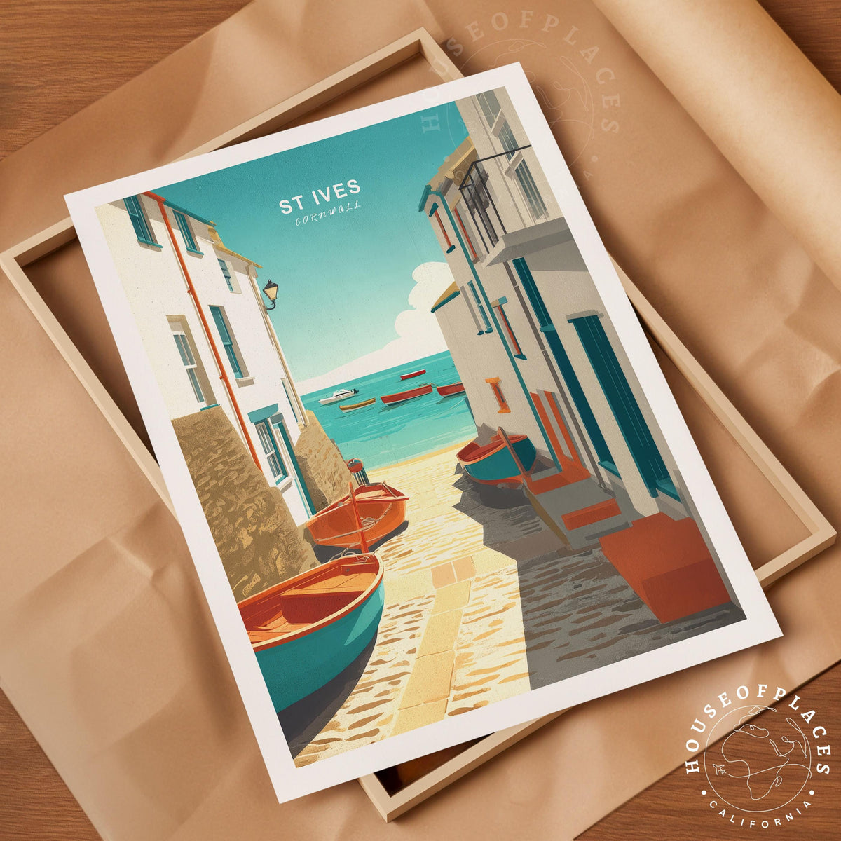 St Ives travel poster – view 4