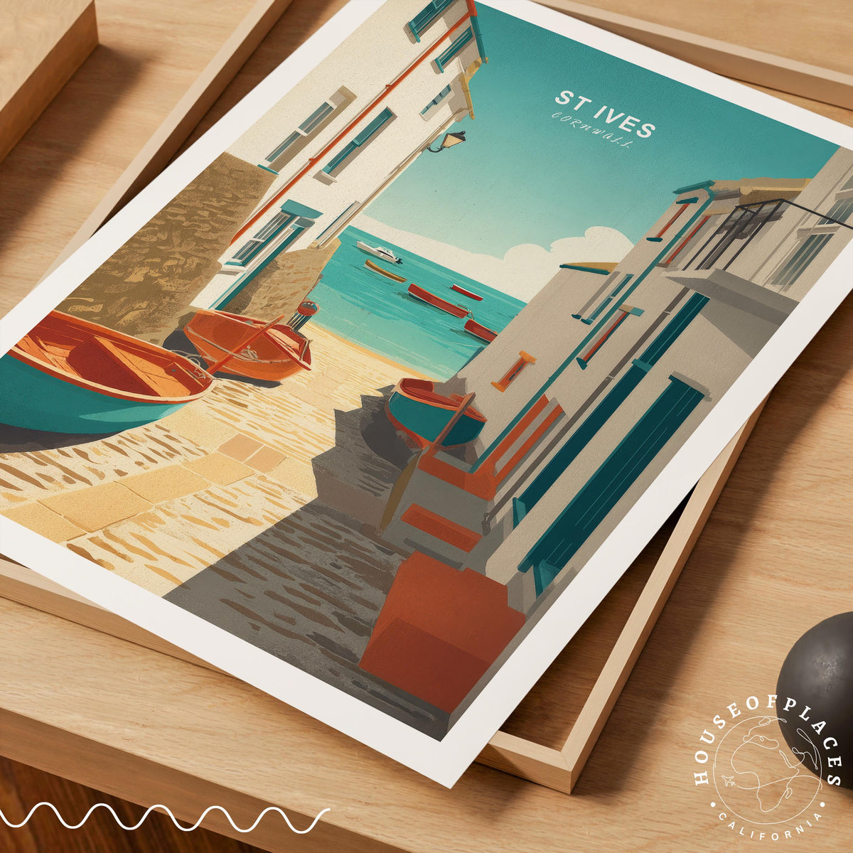 St Ives travel poster – view 7